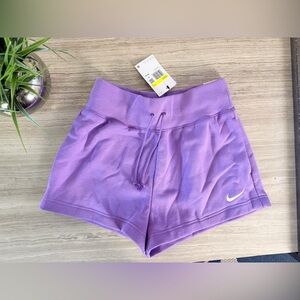 Nike Women's Purple High-Waist Phoenix Fleece